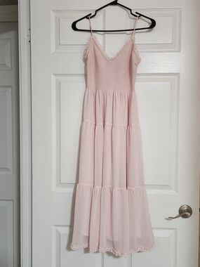 Aritzia Tuberose Dress Size 2XS Pale Pink